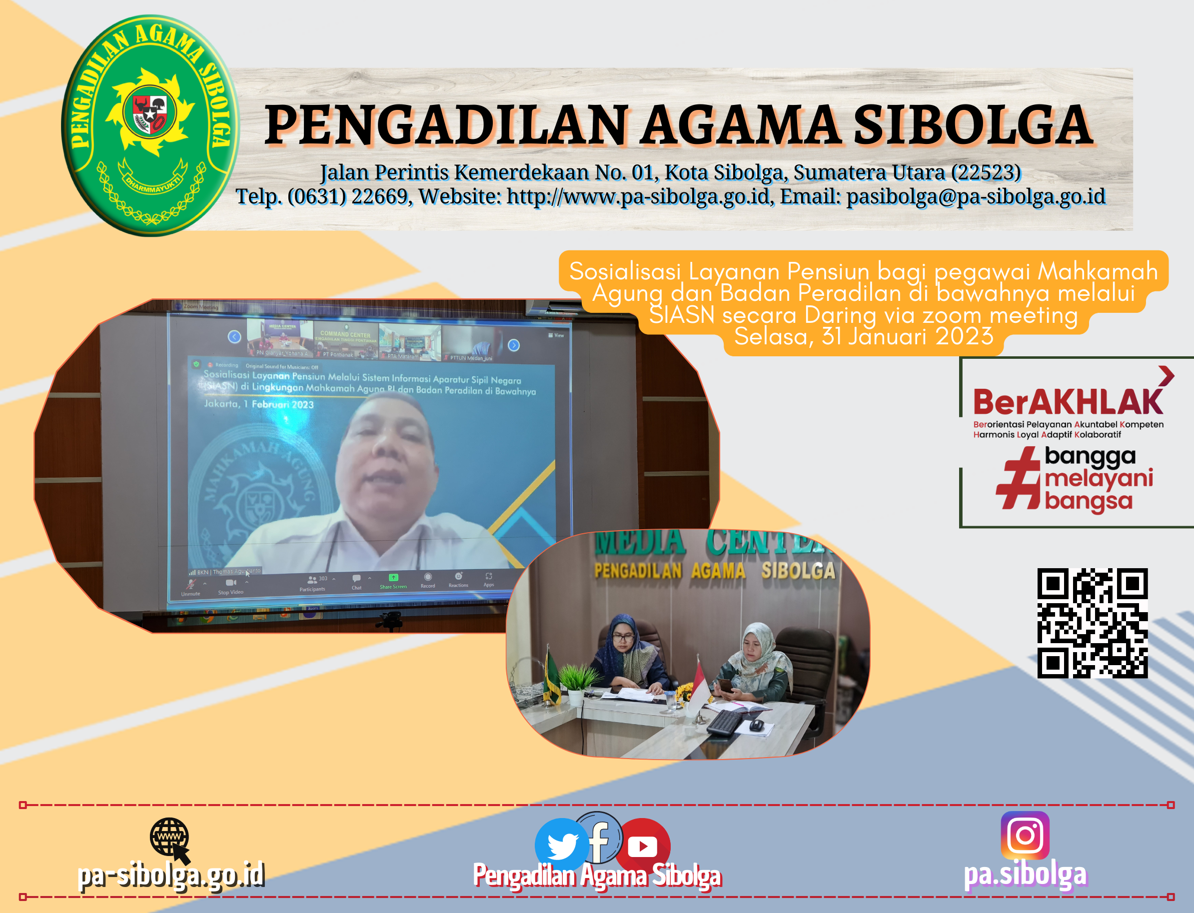Sosialisasi Layanan Pensiun bagi Pegawai MA RI