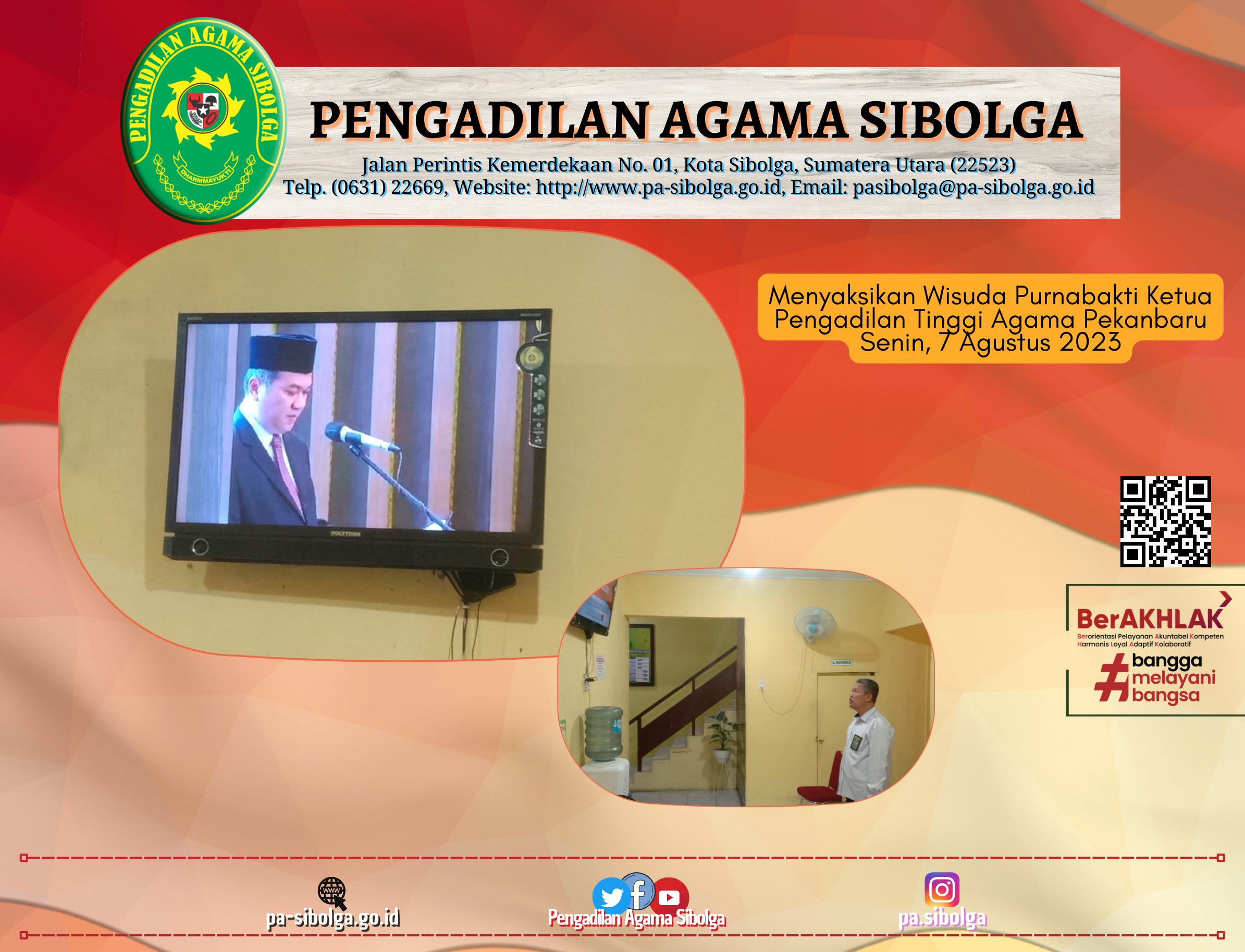 Wisuda purnabakti KPTA Pekanbaru 2023