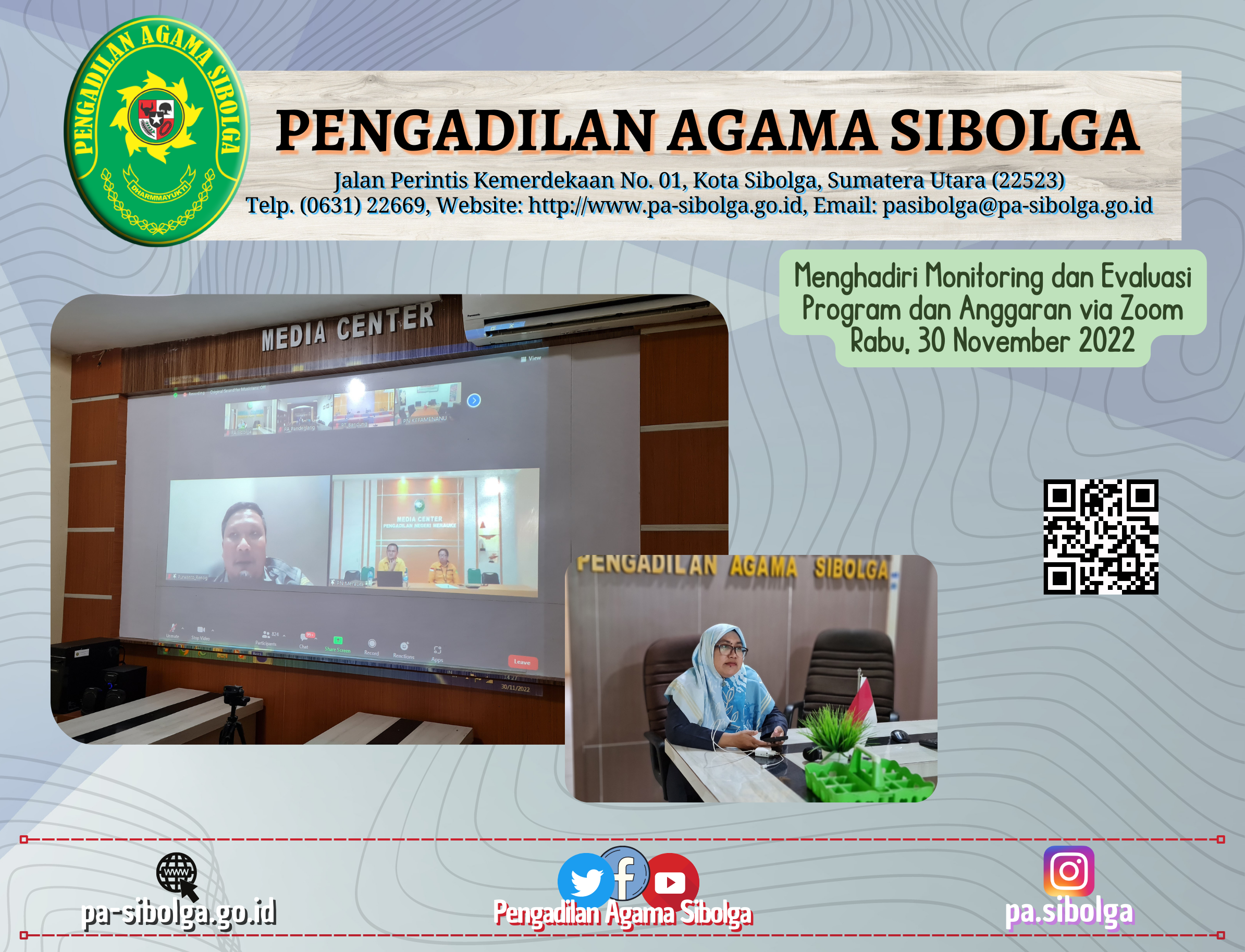 Zoom Monev Program dan Anggaran