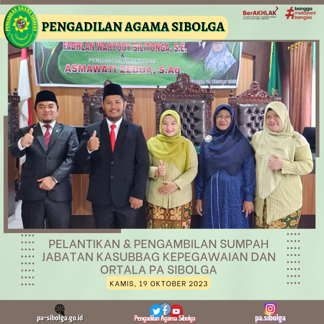 Pelantikan kasubbag keportala 2023 1