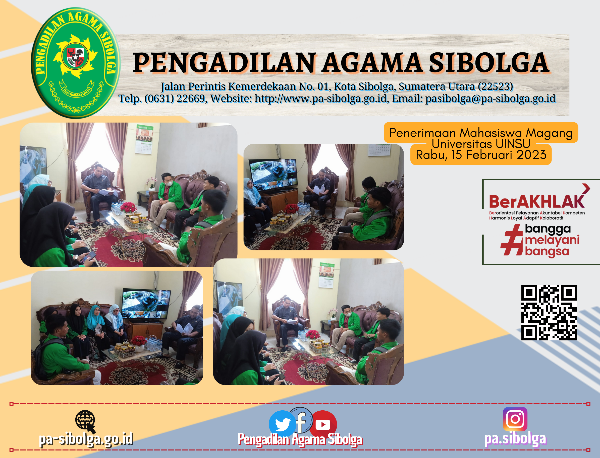 Penerimaan Mahasiswa PKL UINSU 2023