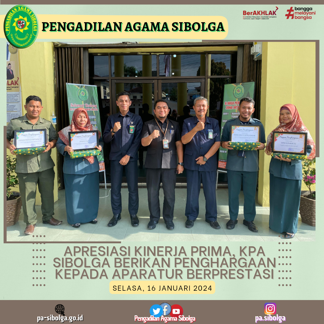 Penghargaan aparatur PA Sibolga 2023 1