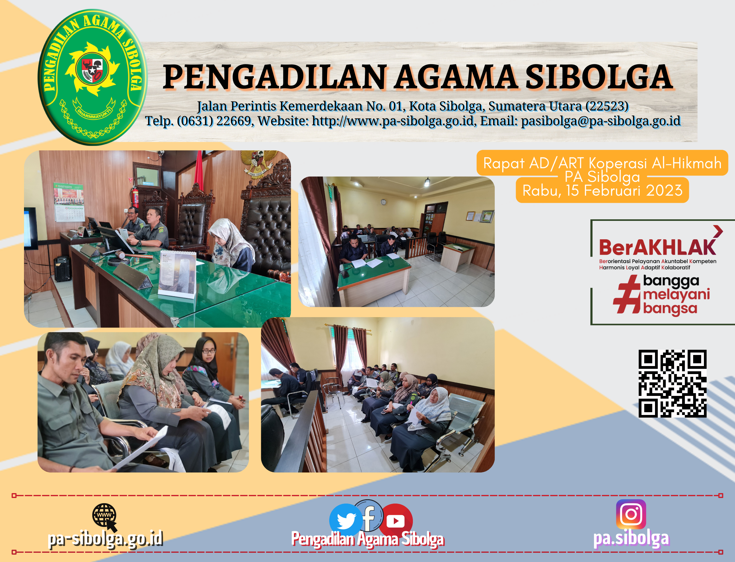 Rapat ADART Koperasi PA Sibolga 2023