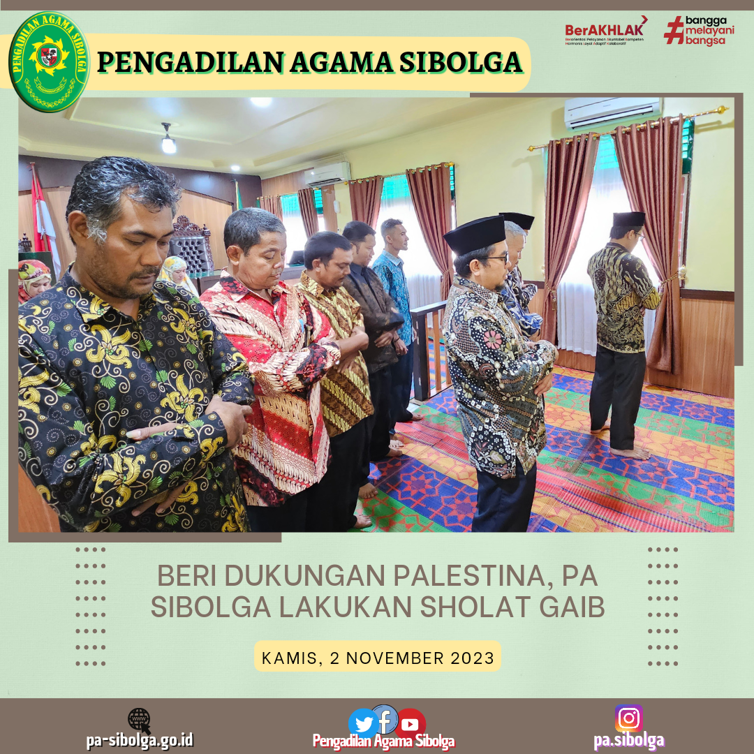 Sholat gaib oktober 2023